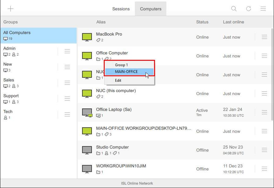Tags de Computador
